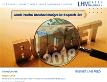 Tablet Screenshot of budget.lhmcaseymcgrath.ie